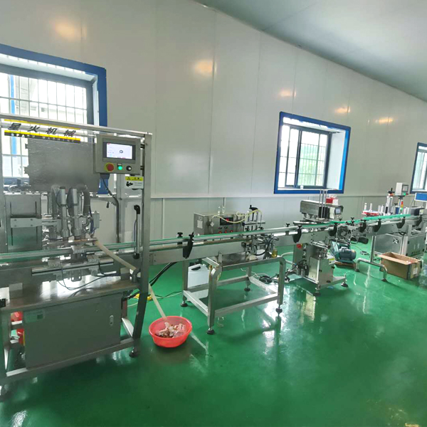 雙頭辣椒醬灌裝生產線-雙頭辣椒醬自動灌裝機